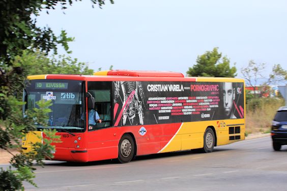 Un bus à Ibiza