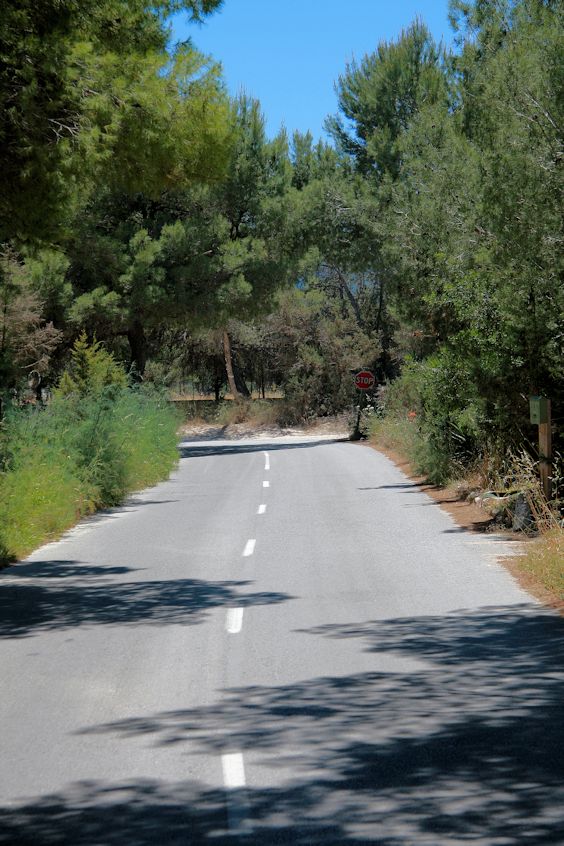 Une route d'Ibiza